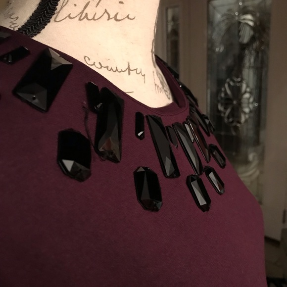 NWT Dana Bachman jeweled dress - Picture 3 of 7